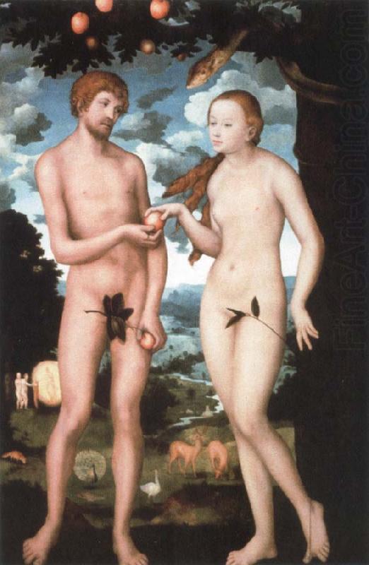 CRANACH, Lucas the Elder adam and eve china oil painting image